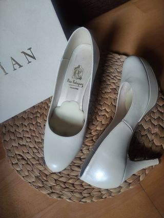 Zapatos novia plataforma 