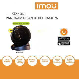 Cámara vigilancia IMOU Rex 3D 3K 5MP