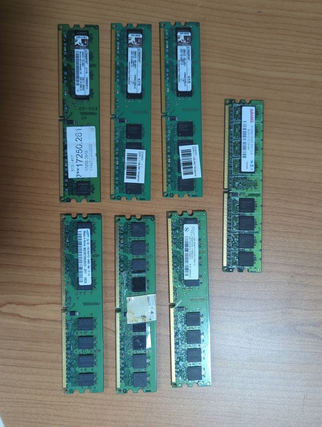 6 X 1GB DDR2 RAM