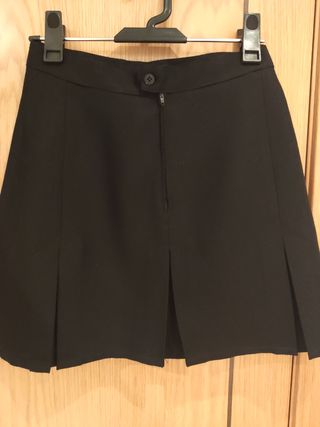 Minifalda negra invierno