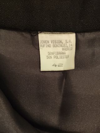 Minifalda negra invierno
