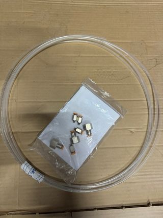 Manometro glicerina 2.5 bar con tubería