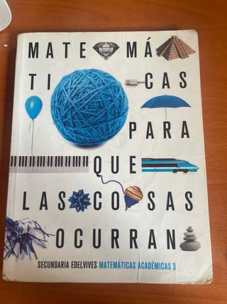 Libro 3ESO matematicas academicas