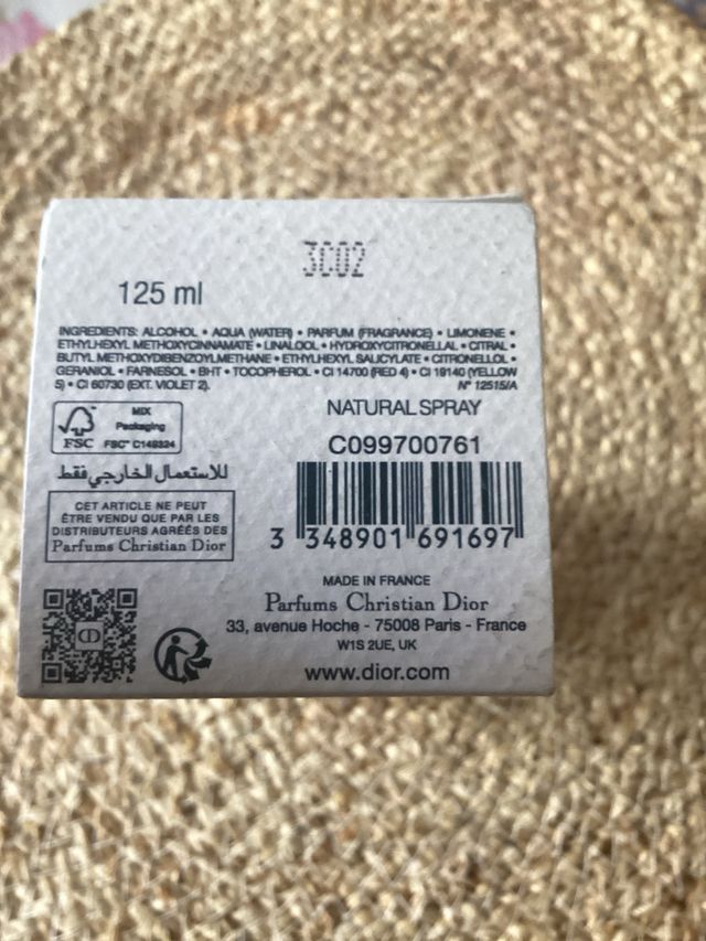 Dior Escale de Portofino edt 125ml. edition limita