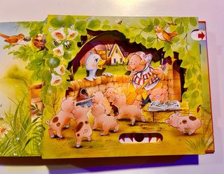 LIBRO INFANTIL, 3D POP-UPS EN LA GRANJA-2009