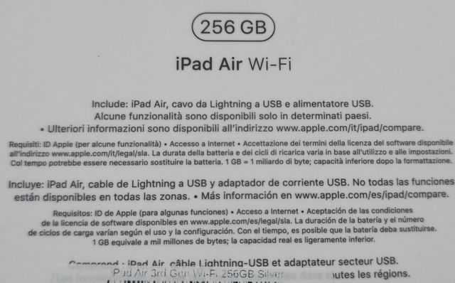Caja IPad Air