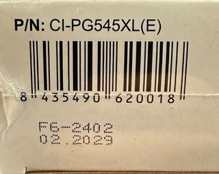 precio65,5€ tinta 2 PG-545XL y 2 CL546XL sin abrir