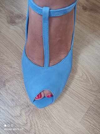 Zapatos peep toes