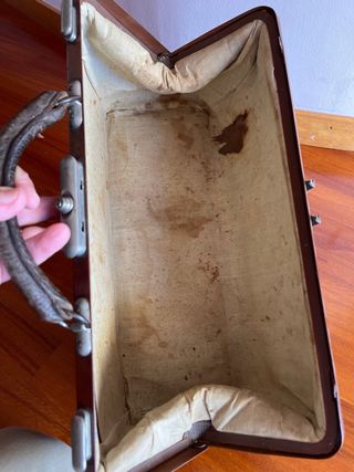 Maletín tipo médico vintage