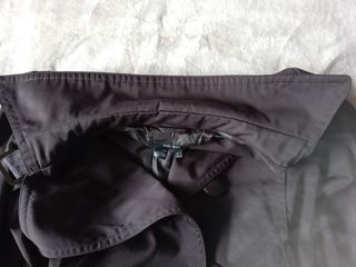 Gabardina zara marrón oscuro 