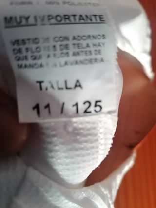 Traje primera comunión niña