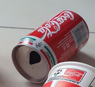 lattine cocacola mondiali italia 90