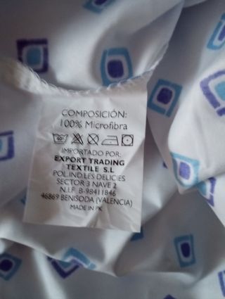 Sábanas Individual.