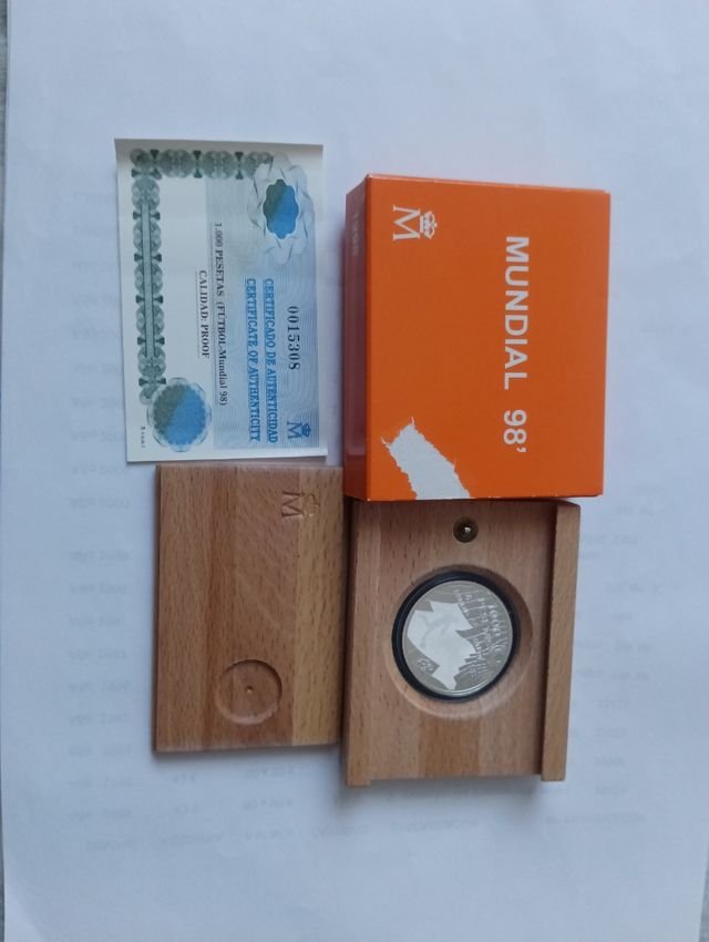 Moneda de mil pts. Del 1998 Mundial del 98