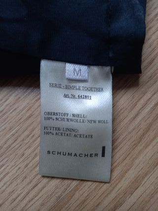 Falda Schumacher negra de tubo 