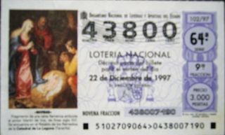 DÉCIMOS DE LOTERÍA ANTIGUOS