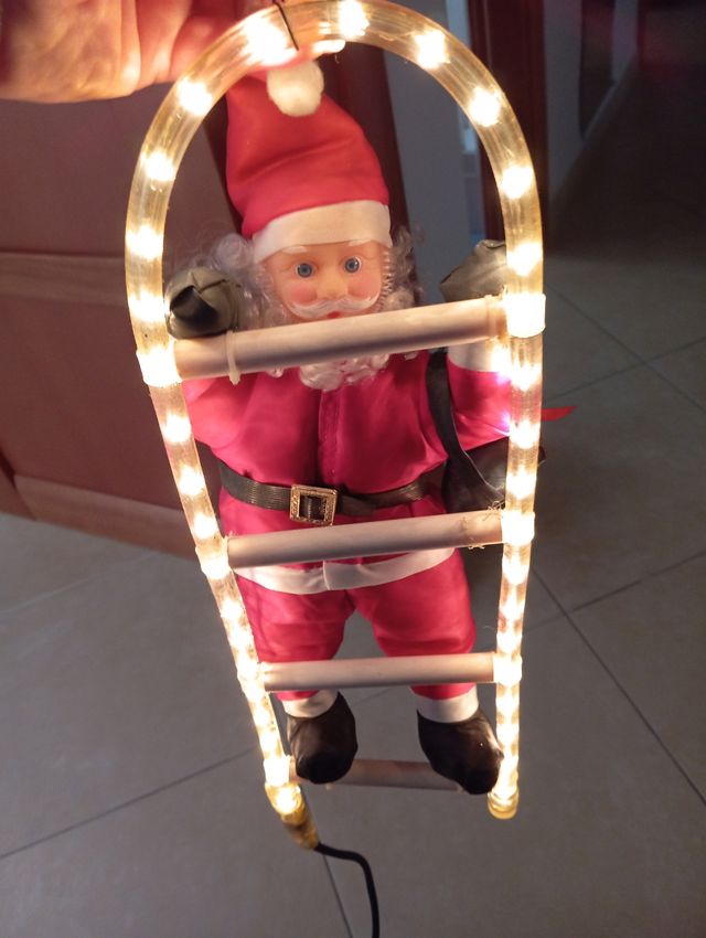 Babbo Natale da balcone