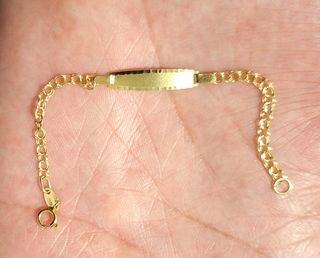 Esclava bebe oro 18k