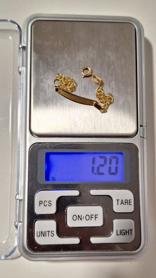 Esclava bebe oro 18k