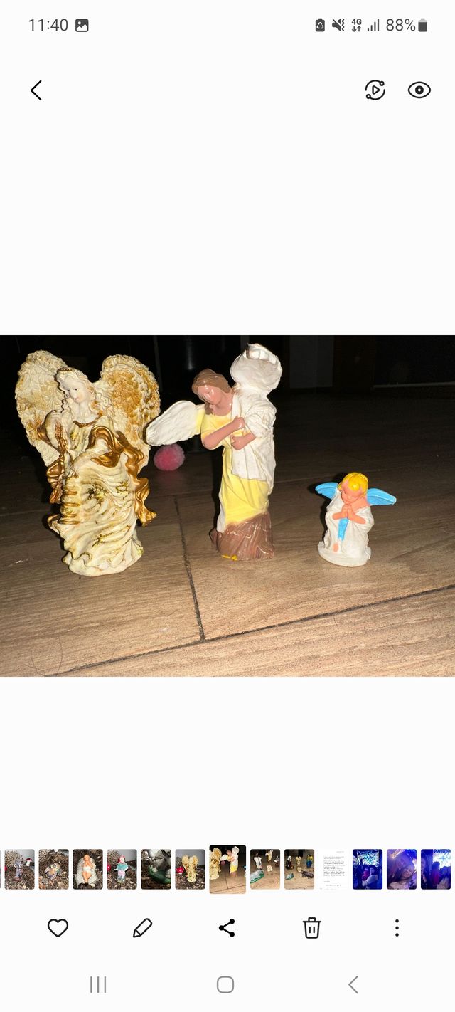 Figuras de belen echas a mano
