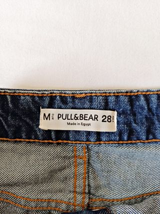 Falda corta vaquera Pull & Bear