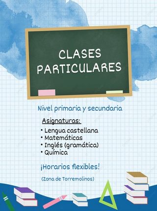 Clases particulares (primaria y ESO)