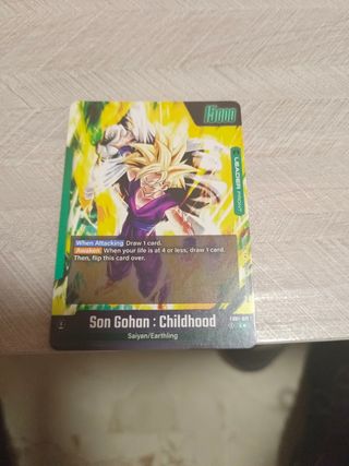 Carta dragón ball negociable