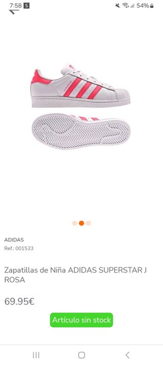 Botines Adidas SUPERSTAR NIÑA 37