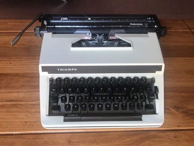 Máquina de escribir retro