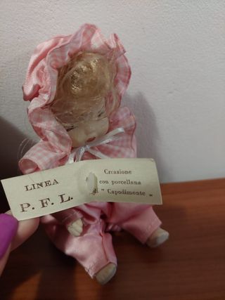 3 bamboline ceramica Capodimonte