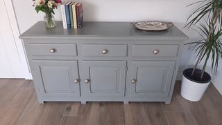 Aparador / mueble TV gris mate