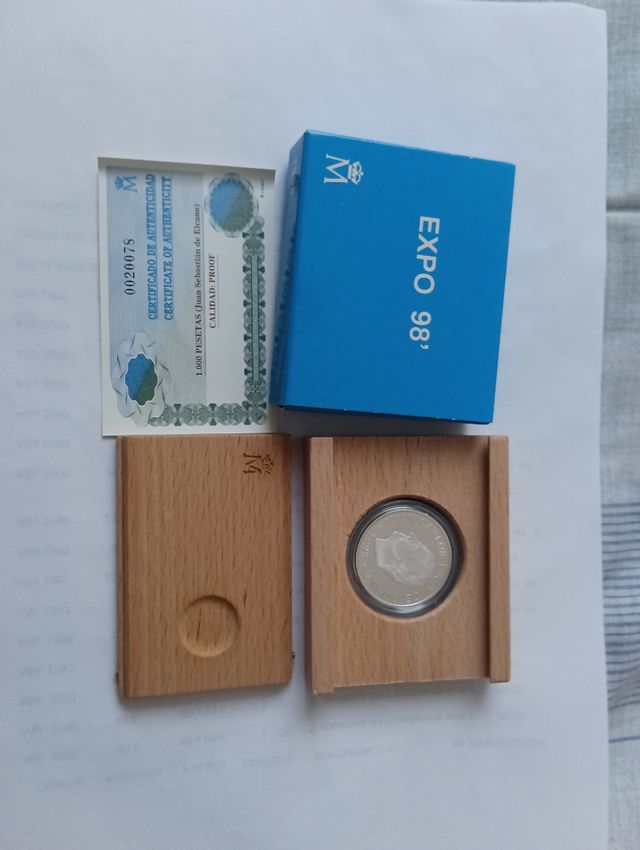 Moneda de mil pts.del 1998 Expo 98