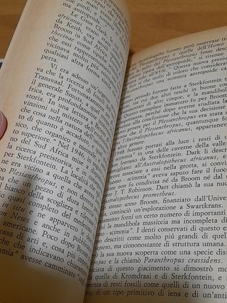 LIBRO LA SCOPERTA DELLE ORIGINI DELL'UOMO
