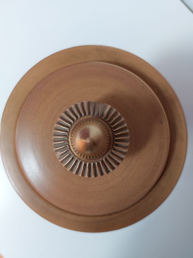 VASO E BISCOTTIERA CERAMICA VITTORIANA