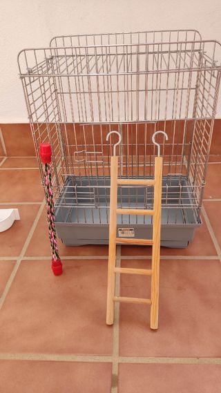 Jaula Agaporni y Complementos
