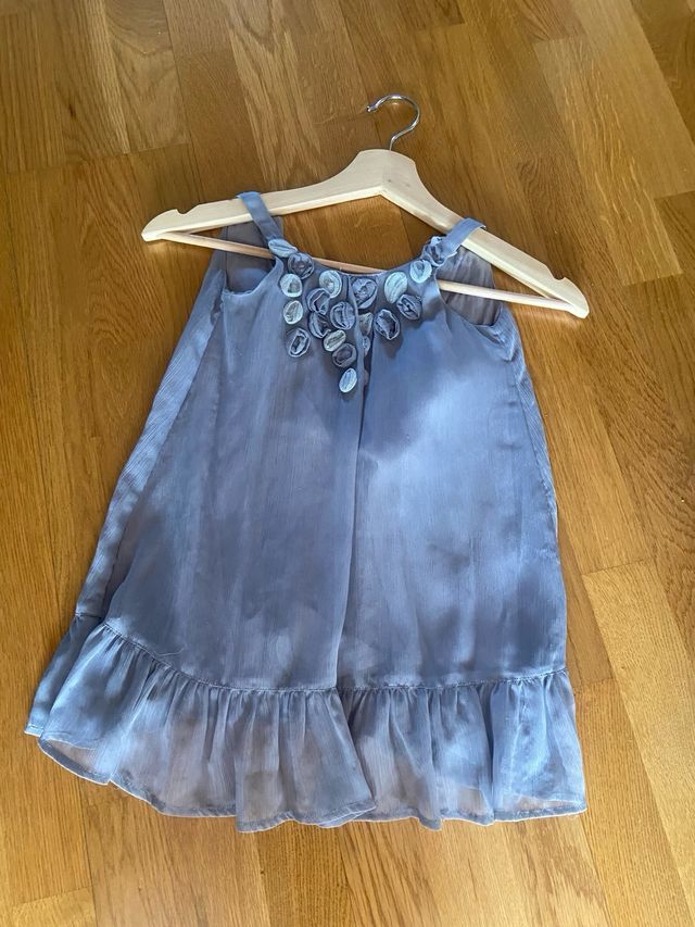 Vestido 3 -4 años gris marca 3 pommes