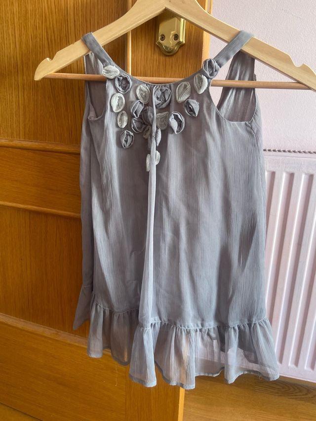 Vestido 3 -4 años gris marca 3 pommes