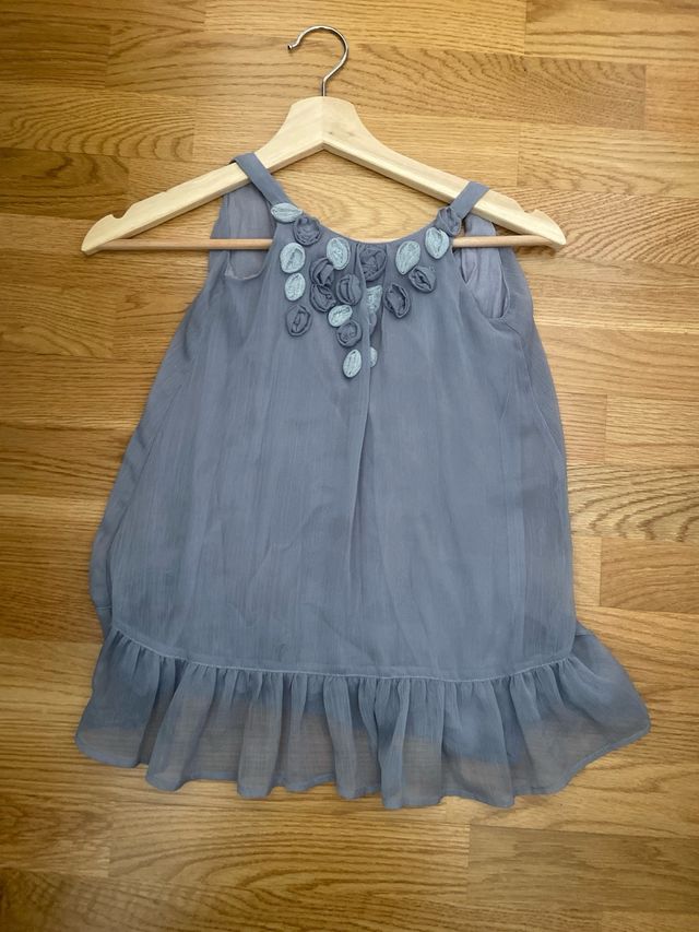 Vestido 3 -4 años gris marca 3 pommes