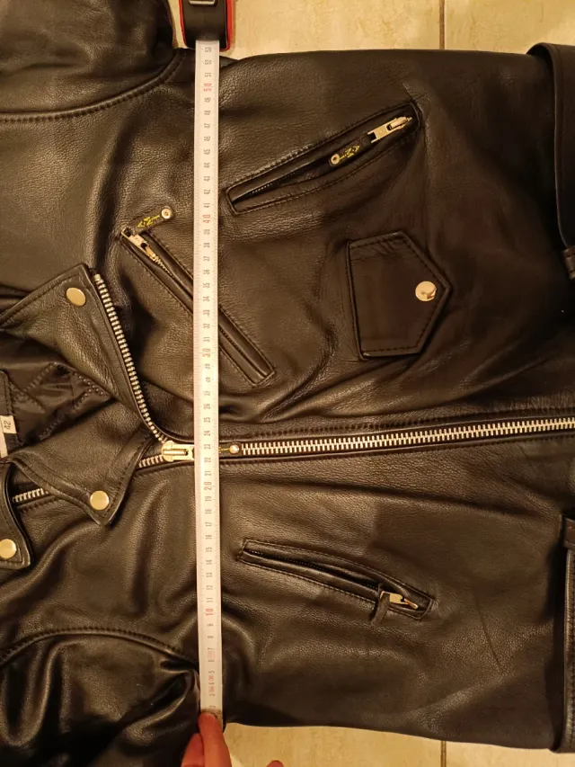 Cazadora de cuero bovino auténtico