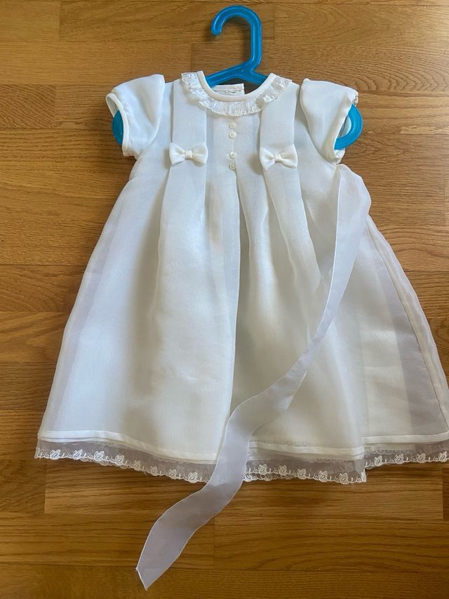 vestido  de bautizo 6 meses