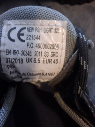 Calzado-zapatos de seguridad