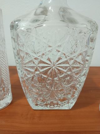 Set 6 bicchieri alti e bottiglia