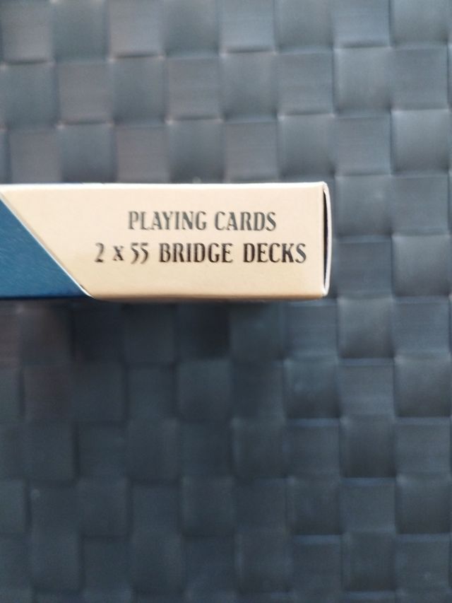 Baraja doble Lady Card. Bridge-Romme-Can