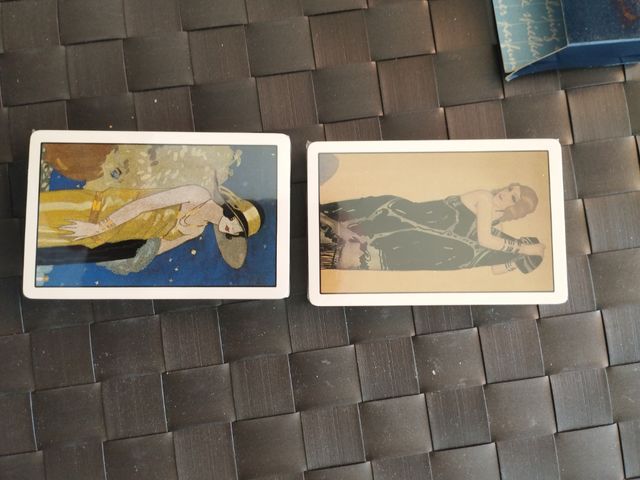 Baraja doble Lady Card. Bridge-Romme-Can