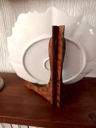 Nuovi 3 Supporti Porta Piatti Espositori da Cm 23