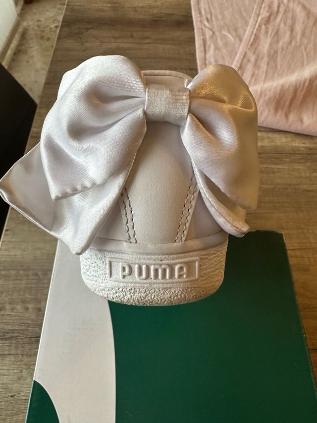 Sneaker puma basket donna fiocco