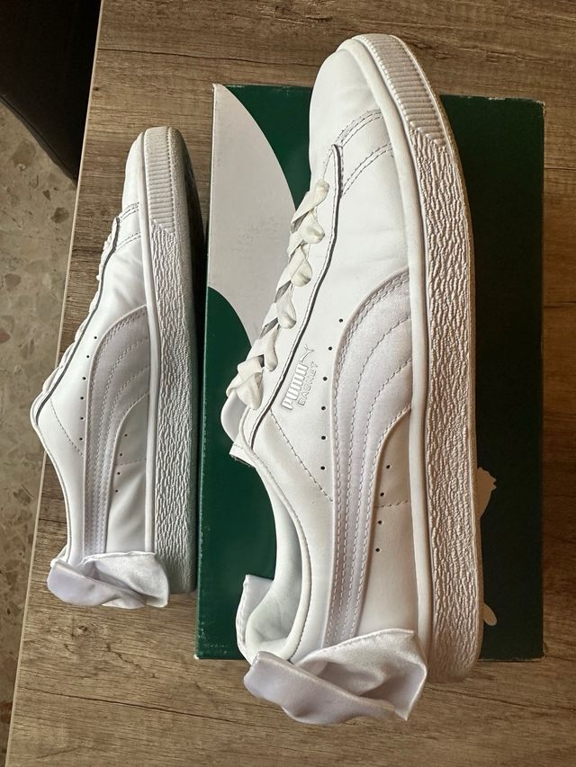 Sneaker puma basket donna fiocco