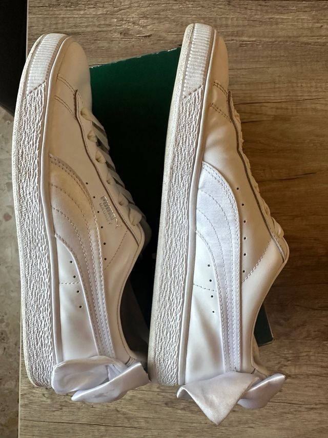 Sneaker puma basket donna fiocco