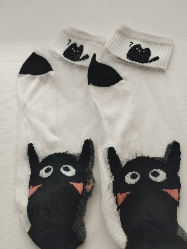 Calcetines transparentes de animales