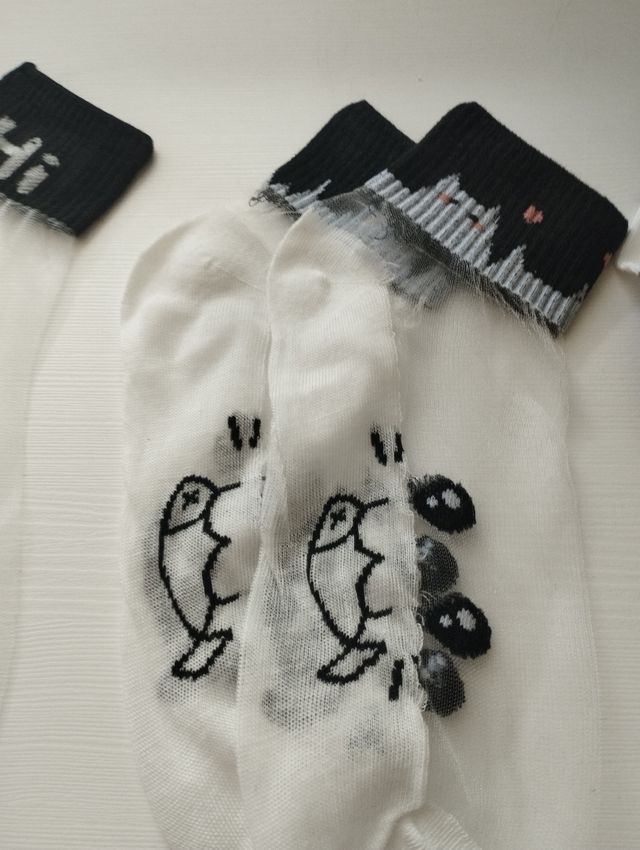 Calcetines transparentes de animales